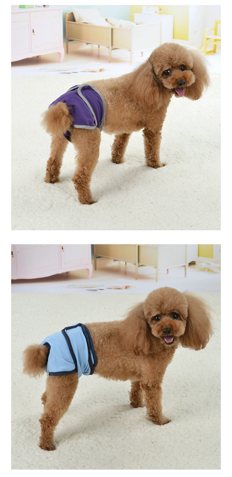 Pet Dog Simple Velcro Physiological Pants