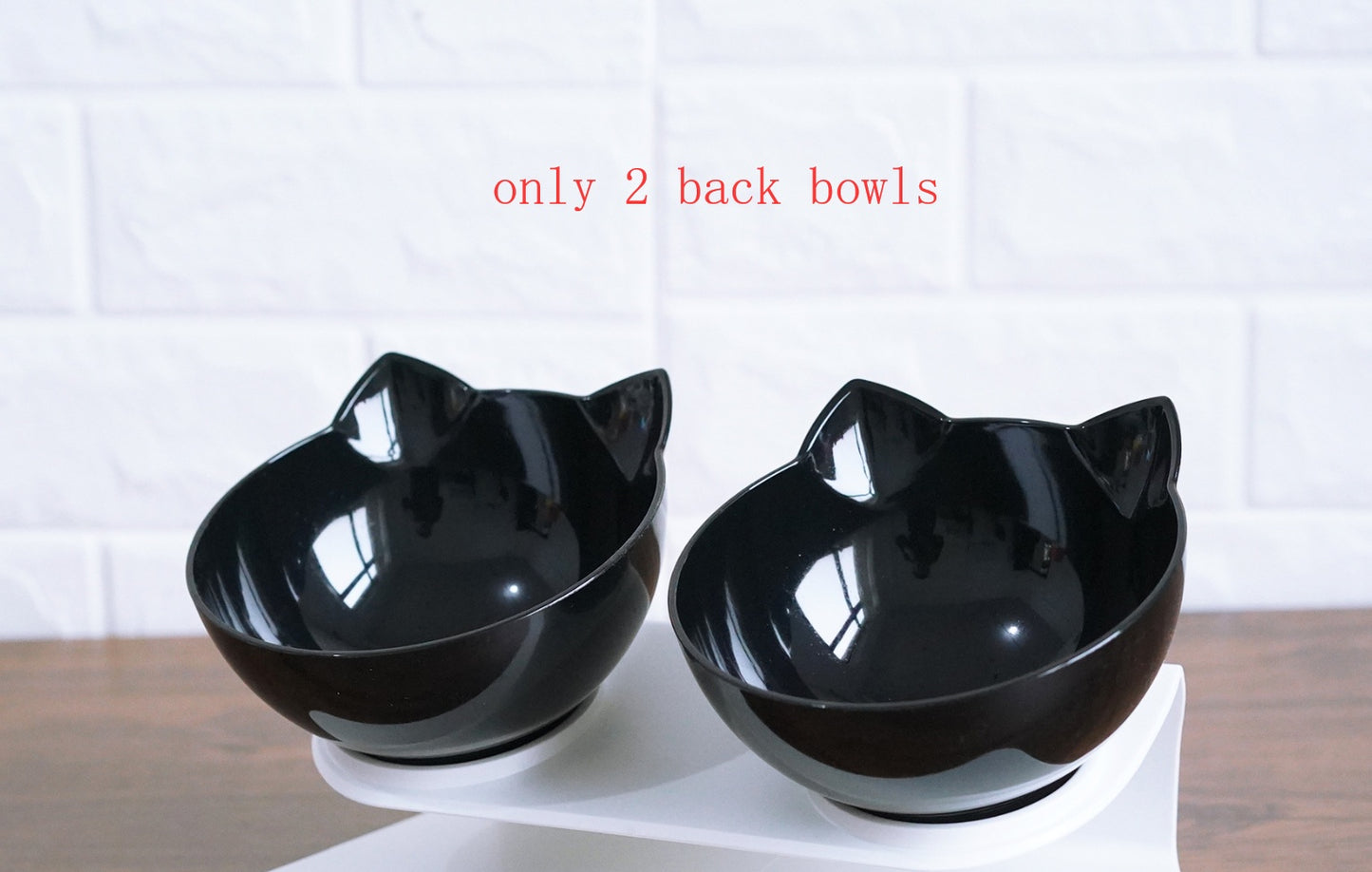 Transparent Inclined Cat Bowl