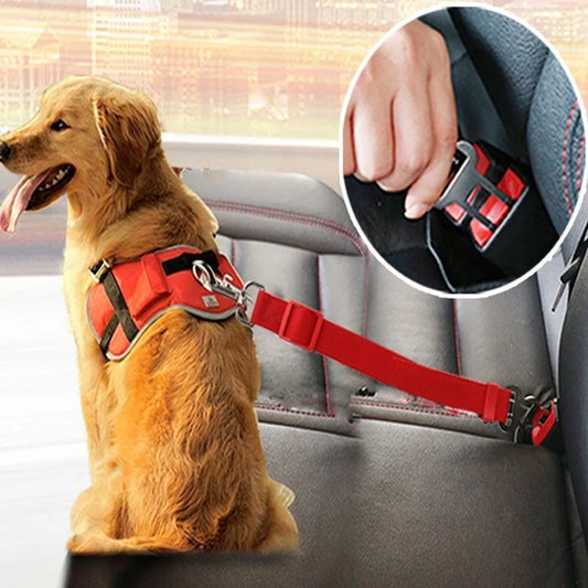 Adjustable Pet Car Seat Belt Safety Harness Clip