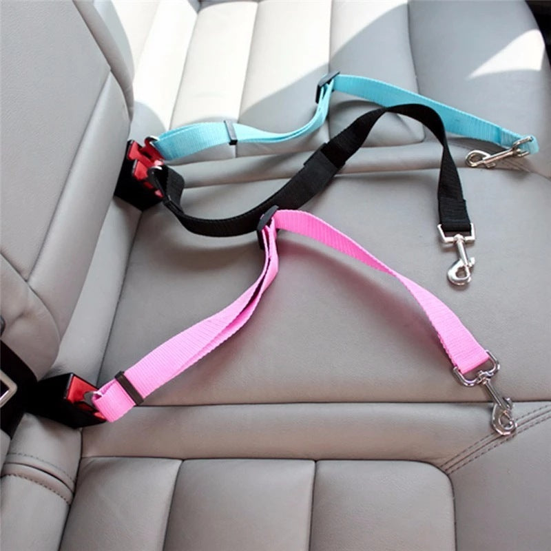 Adjustable Pet Car Seat Belt Safety Harness Clip