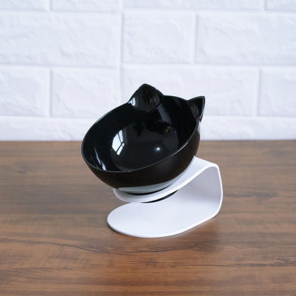 Transparent Inclined Cat Bowl