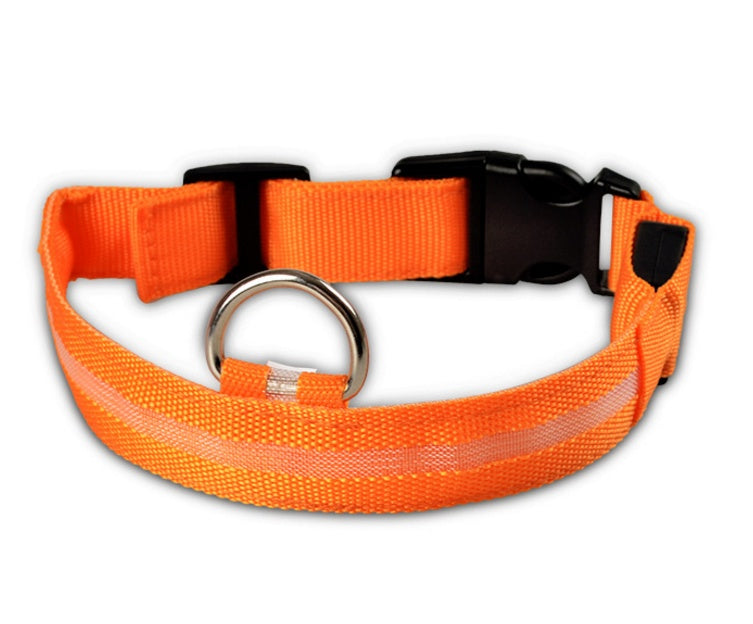 LED Nylon Dog Collar