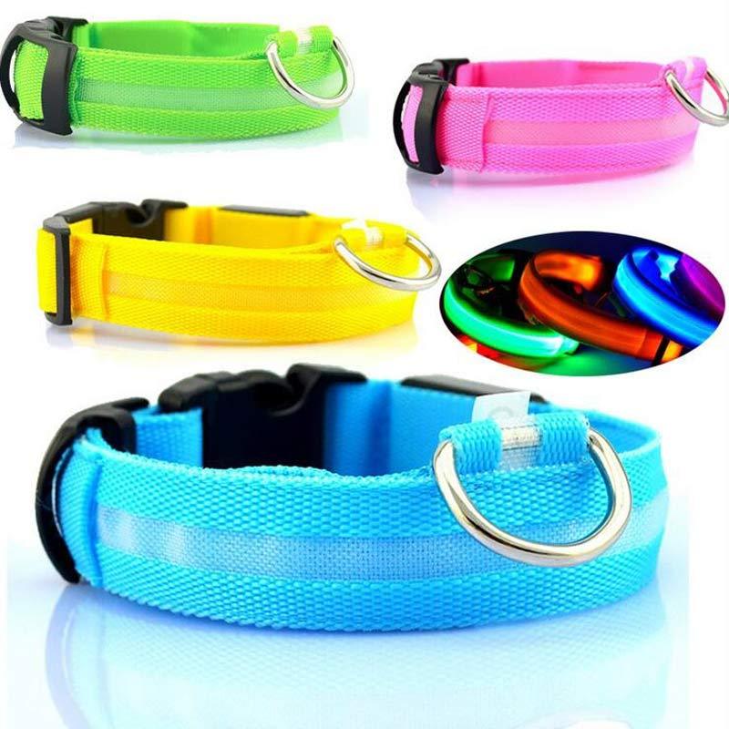 LED Nylon Dog Collar