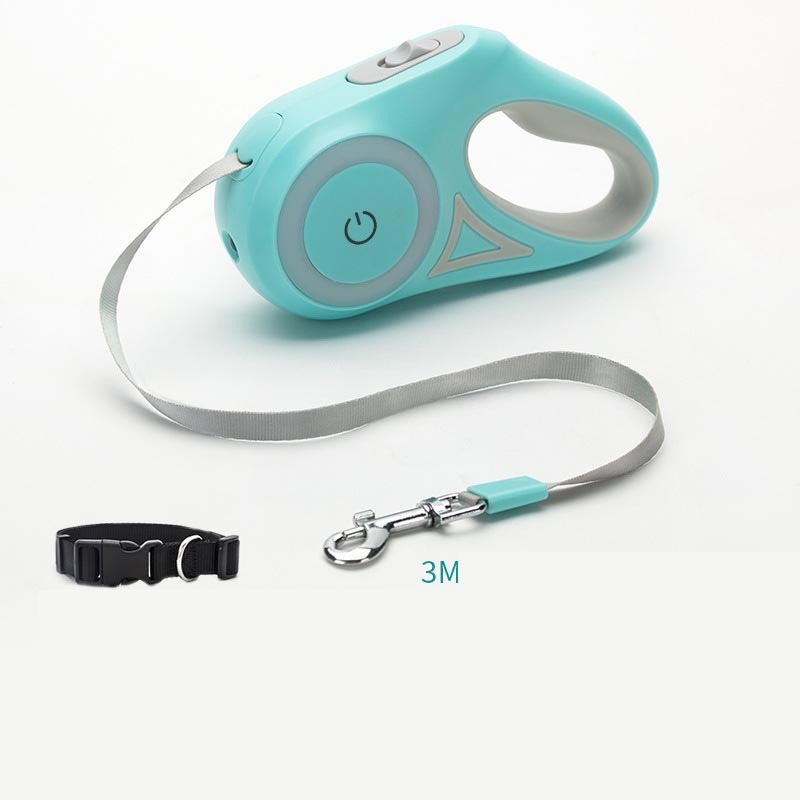 Retractable Dog Leash and Collar Set