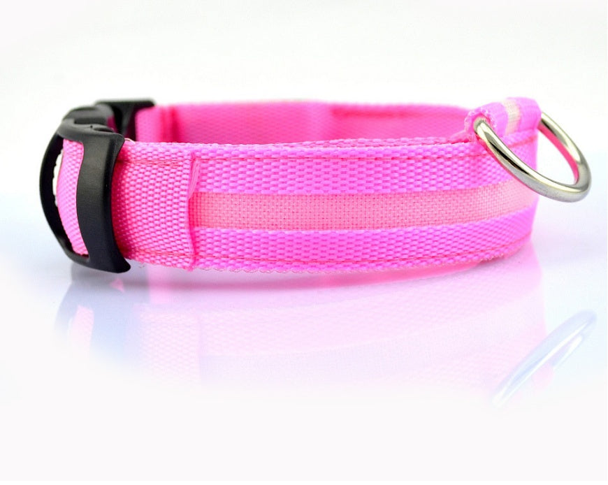 LED Nylon Dog Collar