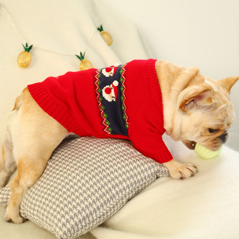 Pet christmas sweater