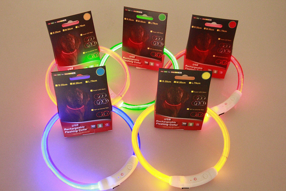 USB Rechargeable Flashing Dog Collar