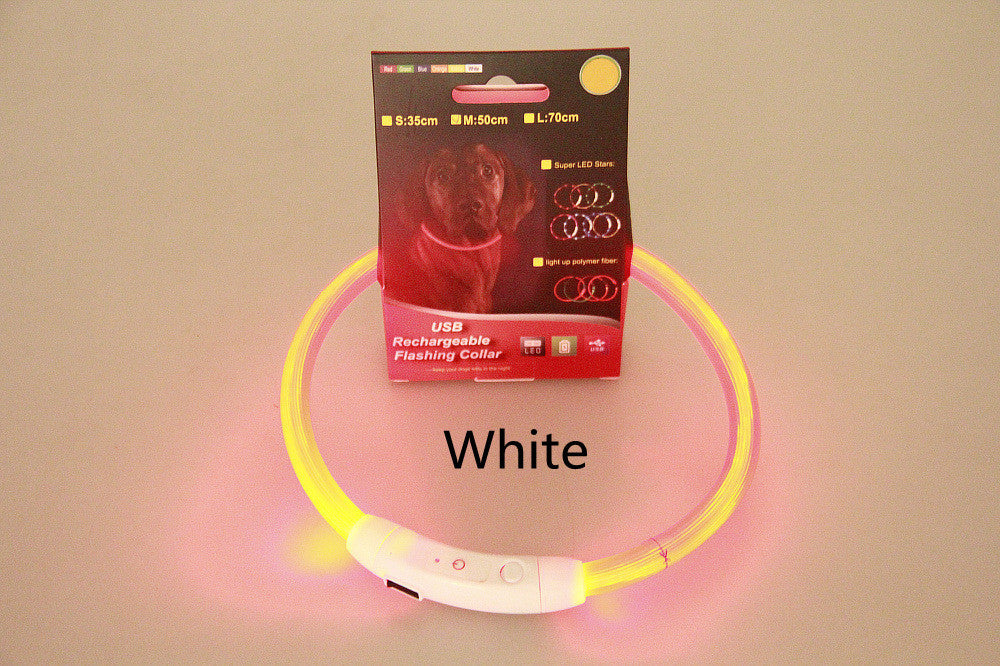 USB Rechargeable Flashing Dog Collar