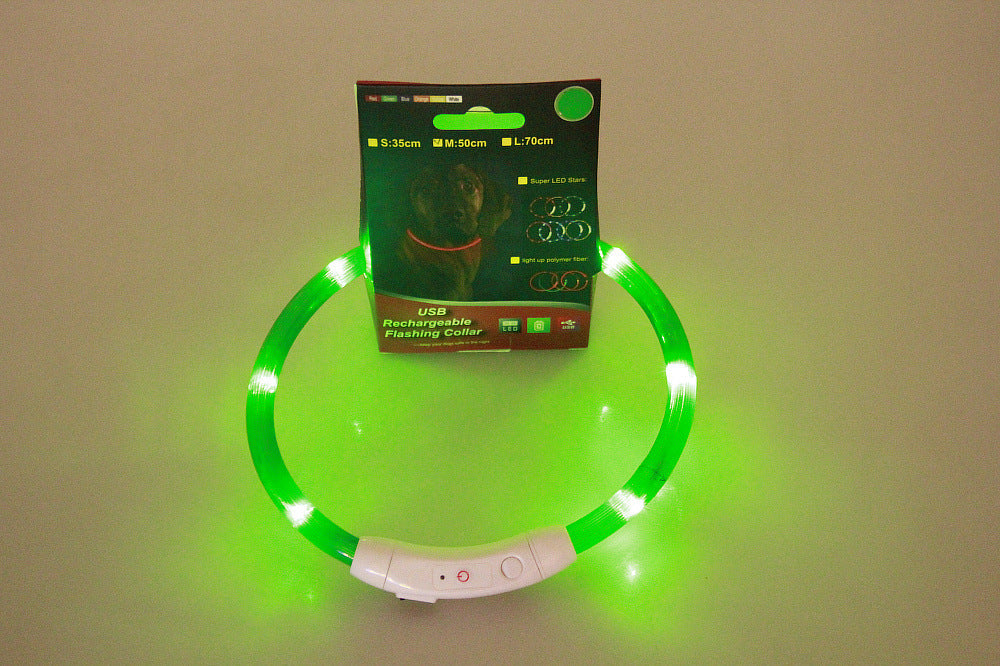 USB Rechargeable Flashing Dog Collar