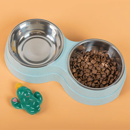 Stainless Steel Double Pet Bowls