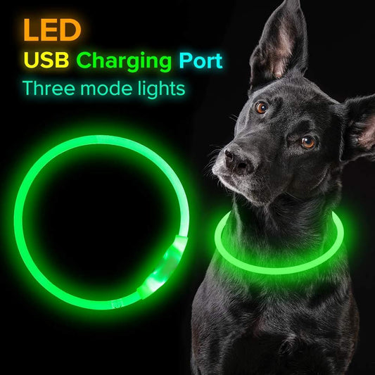 USB Rechargeable Flashing Dog Collar