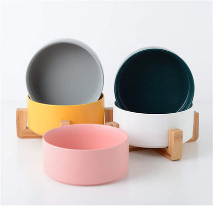 Elevated Ceramic Dog Bowl